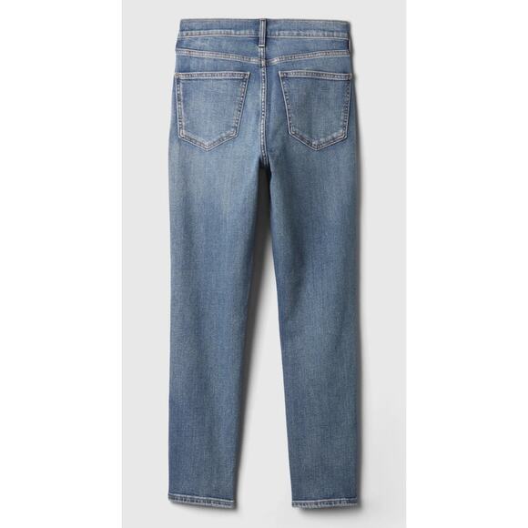 GAP High Rise Vintage Slim Medium Indigo Cotton Womens Denim Blue Jeans Sz 6 - Picture 2 of 16